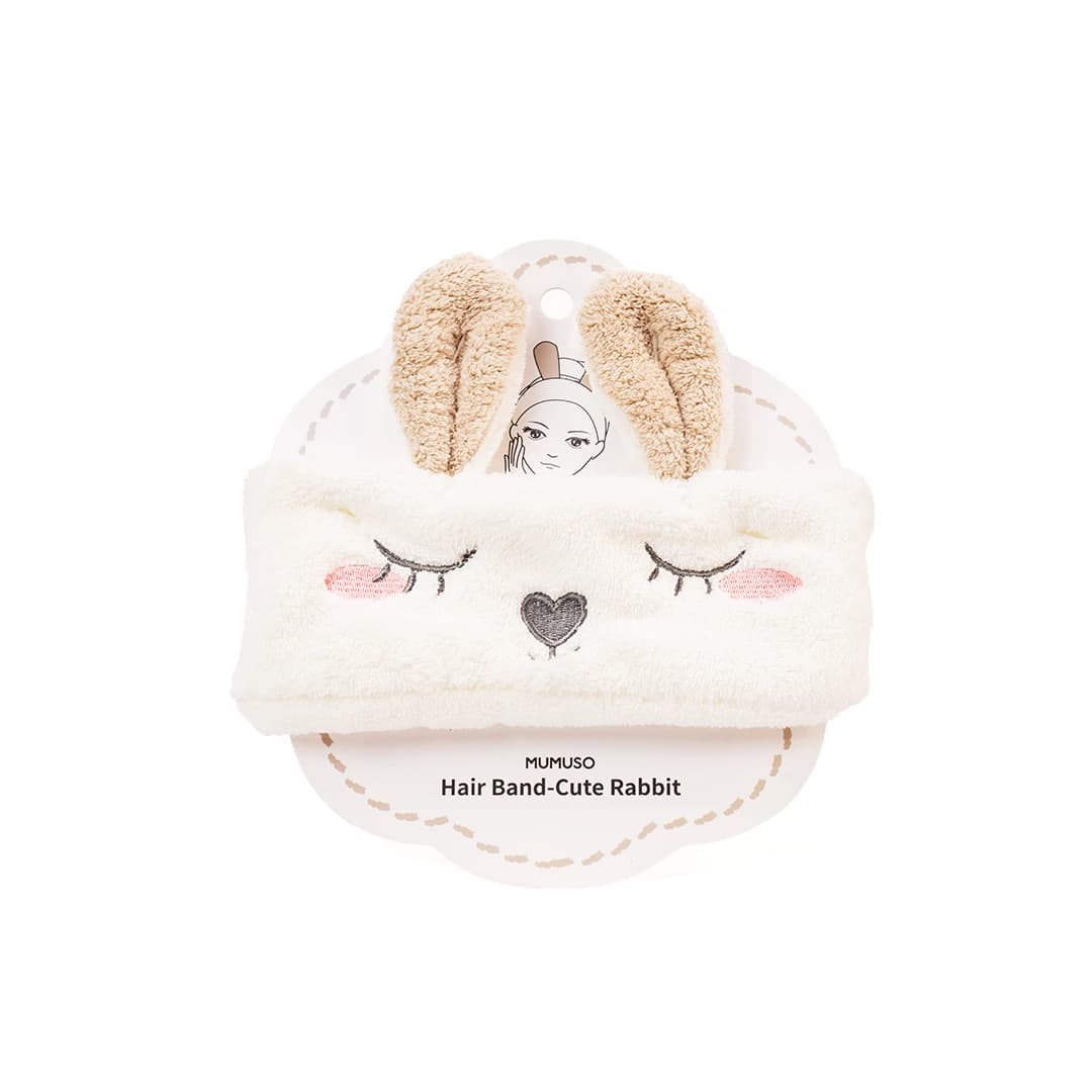 MUMUSO Hair Band -Cute Rabbit (White)