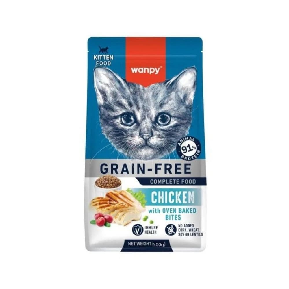 Wanpy Grain Free Super Premium Kitten Chicken 500gm