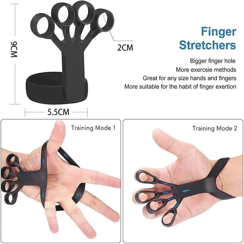 Silicone Grip Device Finger Exercise Stretcher Arthritis Hand Grip Trainer Strengthen Rehabilitation Training To Relieve Pain - Hand Grip (Random Color)