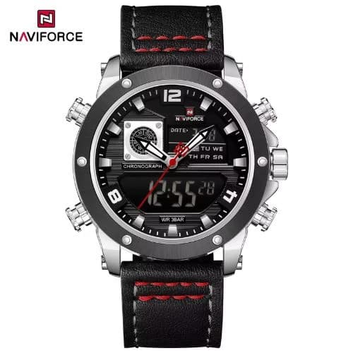 NAVIFORCE 9236 Leather Strap Watch for Men
