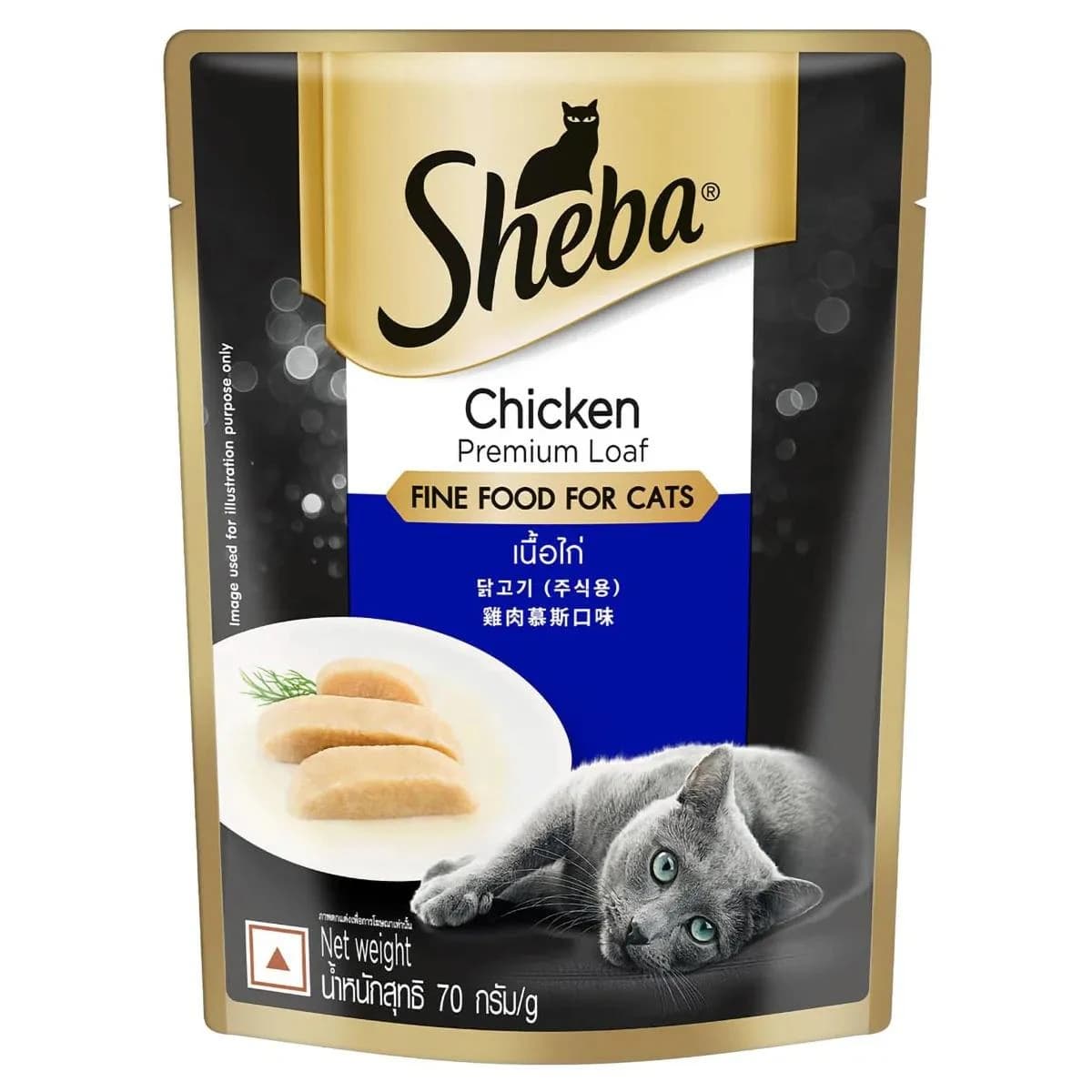 Sheba Pouch Adult Chicken 70gm