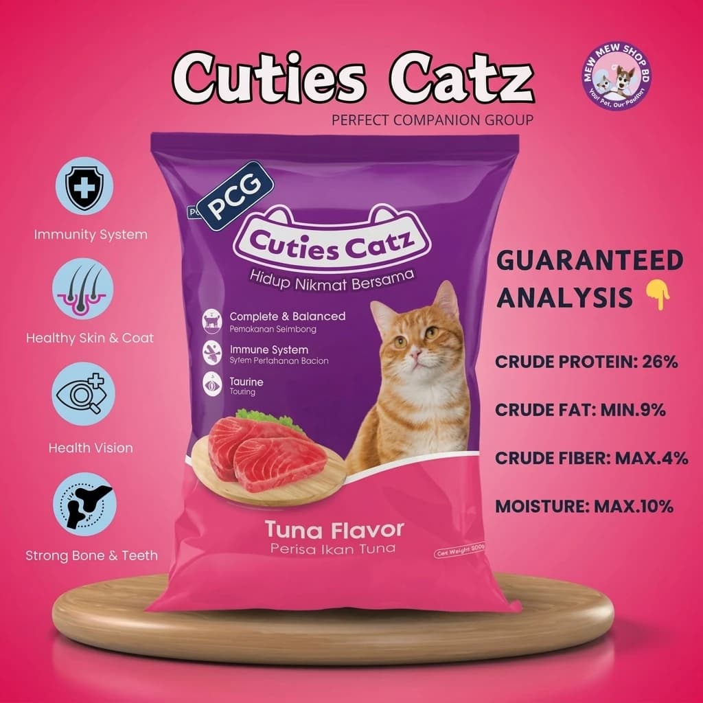 Cuties Catz Tuna 350gm