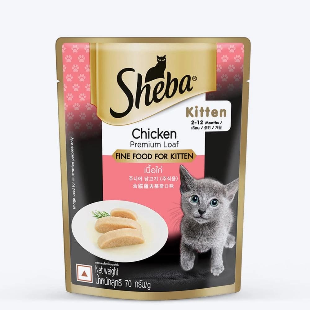 Sheba Pouch Kitten Chicken 70gm