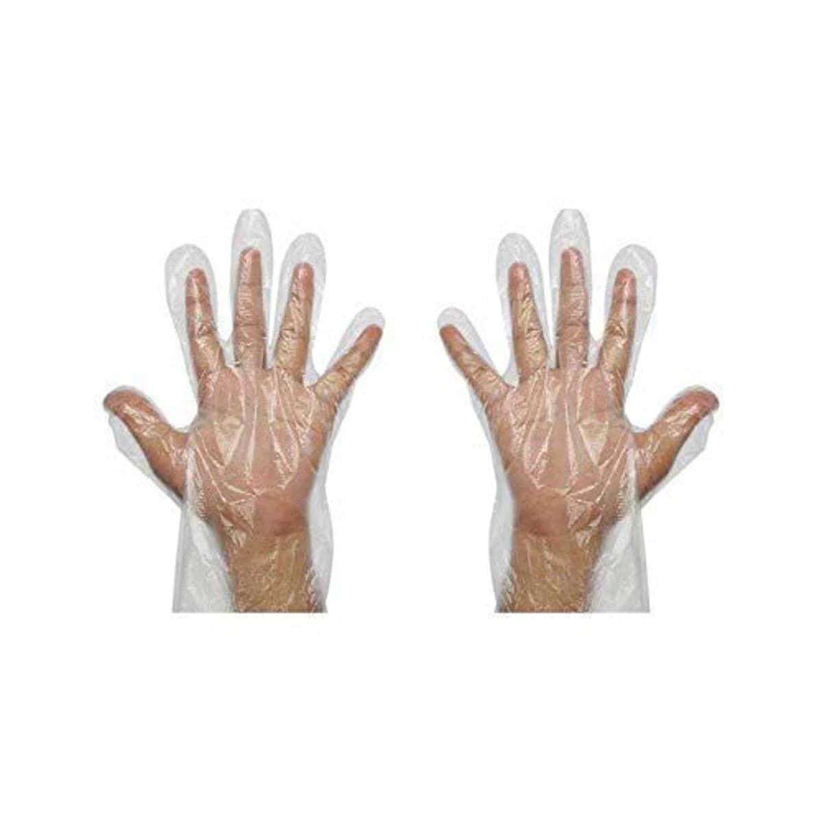 Poly Hand Gloves (100 Pcs) - 50 Pairs