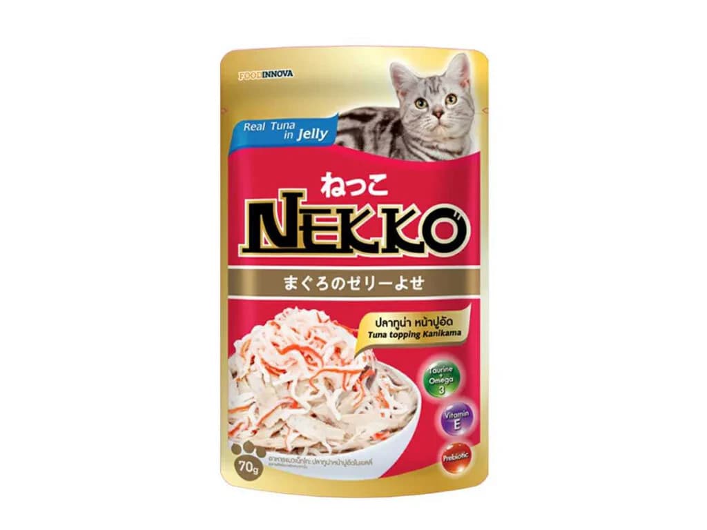 Nekko Tuna Topping Kanikama in Jelly - 70g