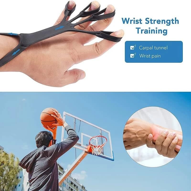 Silicone Grip Device Finger Exercise Stretcher Arthritis Hand Grip Trainer Strengthen Rehabilitation Training To Relieve Pain - Hand Grip (Random Color)