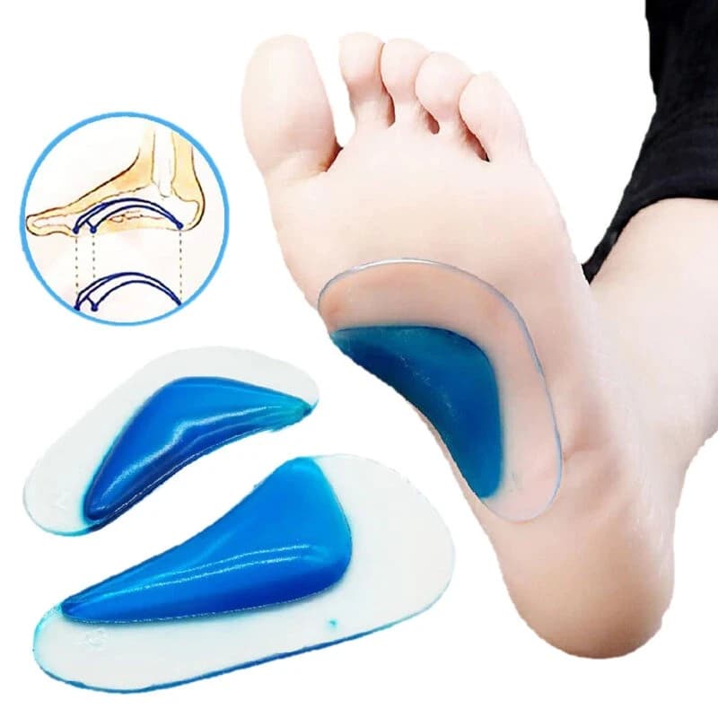 Insole Orthotic Professional Arch Support Insole Flat Foot Flatfoot Corrector Shoe Cushion Insert Silicone Gel Orthopedic Pad