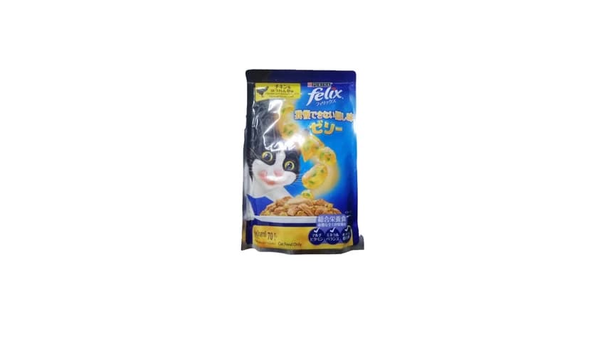 Purina Felix Sensation Adult C/F With Chicken Spinach in Jelly 85g