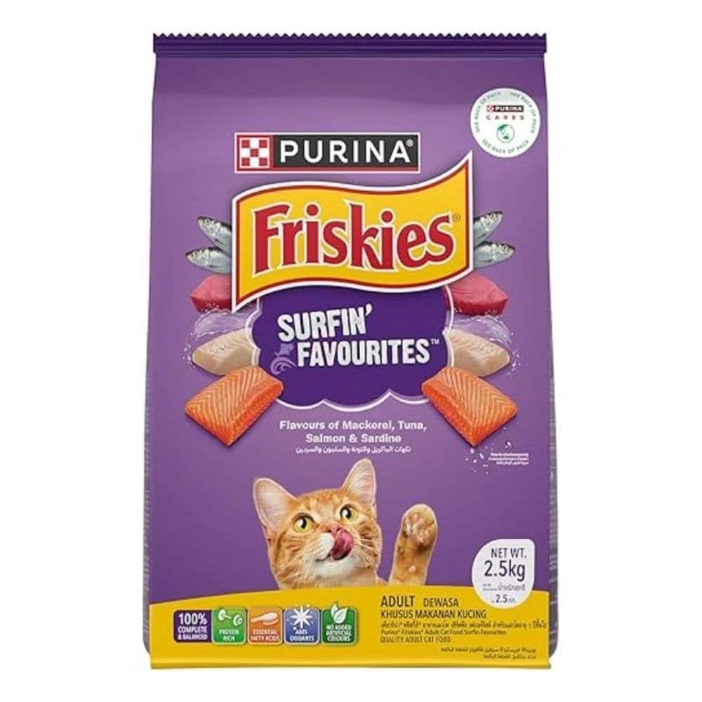 Purina Friskies Dry Cat Food Surfin Favourites 2.5kg