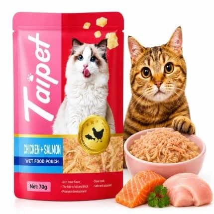 Taipet Cat Food Pouch Chicken Salmon 70gm