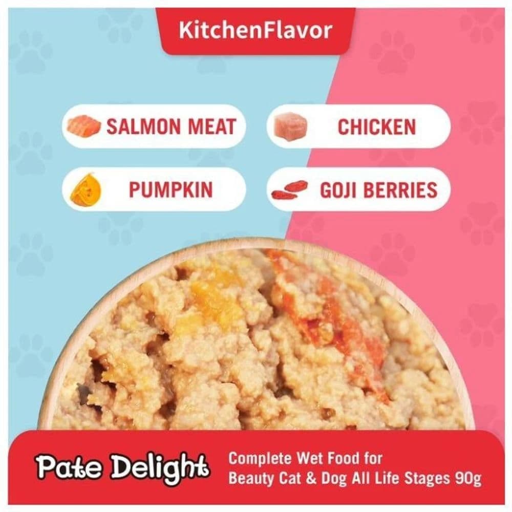 Kitchen Flavor Salmon Chicken Pet Delight 90gm