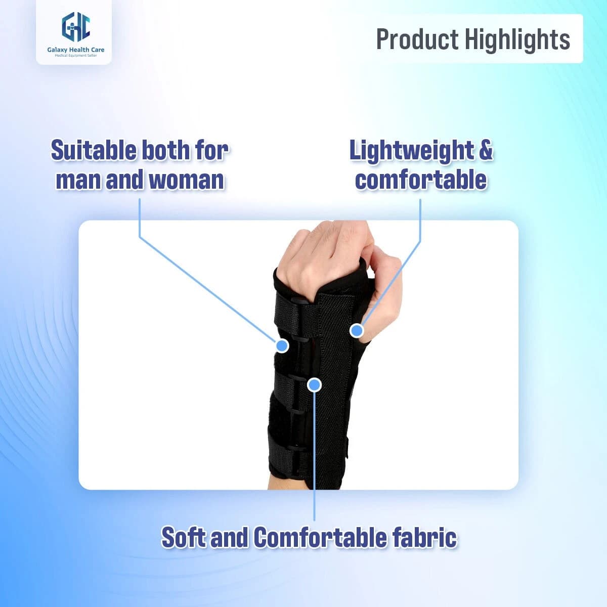 1 Peace Professional Wrap Support Splint Band Balt Belt Carpal Tunnel's Wrist Brace Prion Prevention Wrap Protector