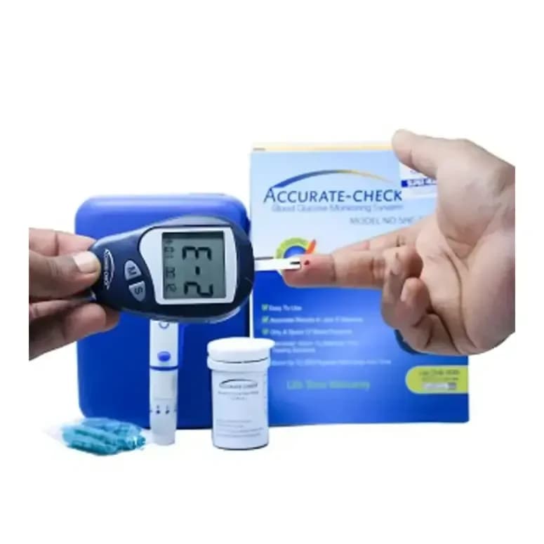 Accurate Check SHC BG202 Blood Glucose Monitoring Diabetes Machine