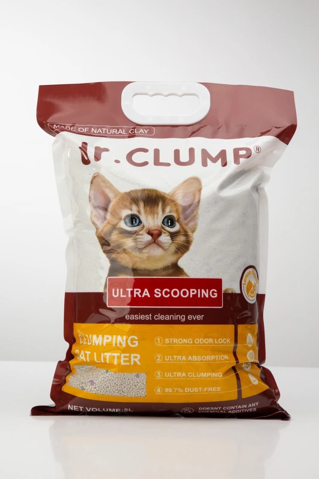 Dr. Clump Clumping Cat Litter Lemon 5ltr