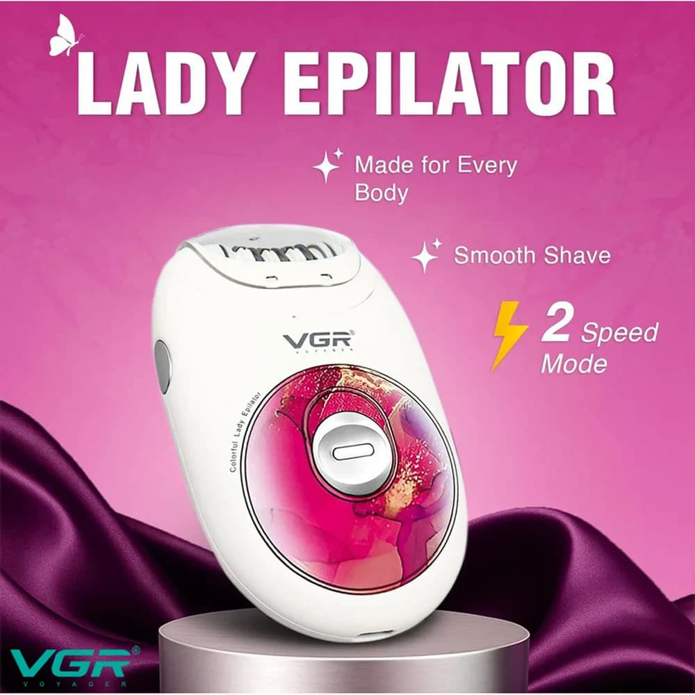 VGR V-706 Professional Lady Epilator For Women