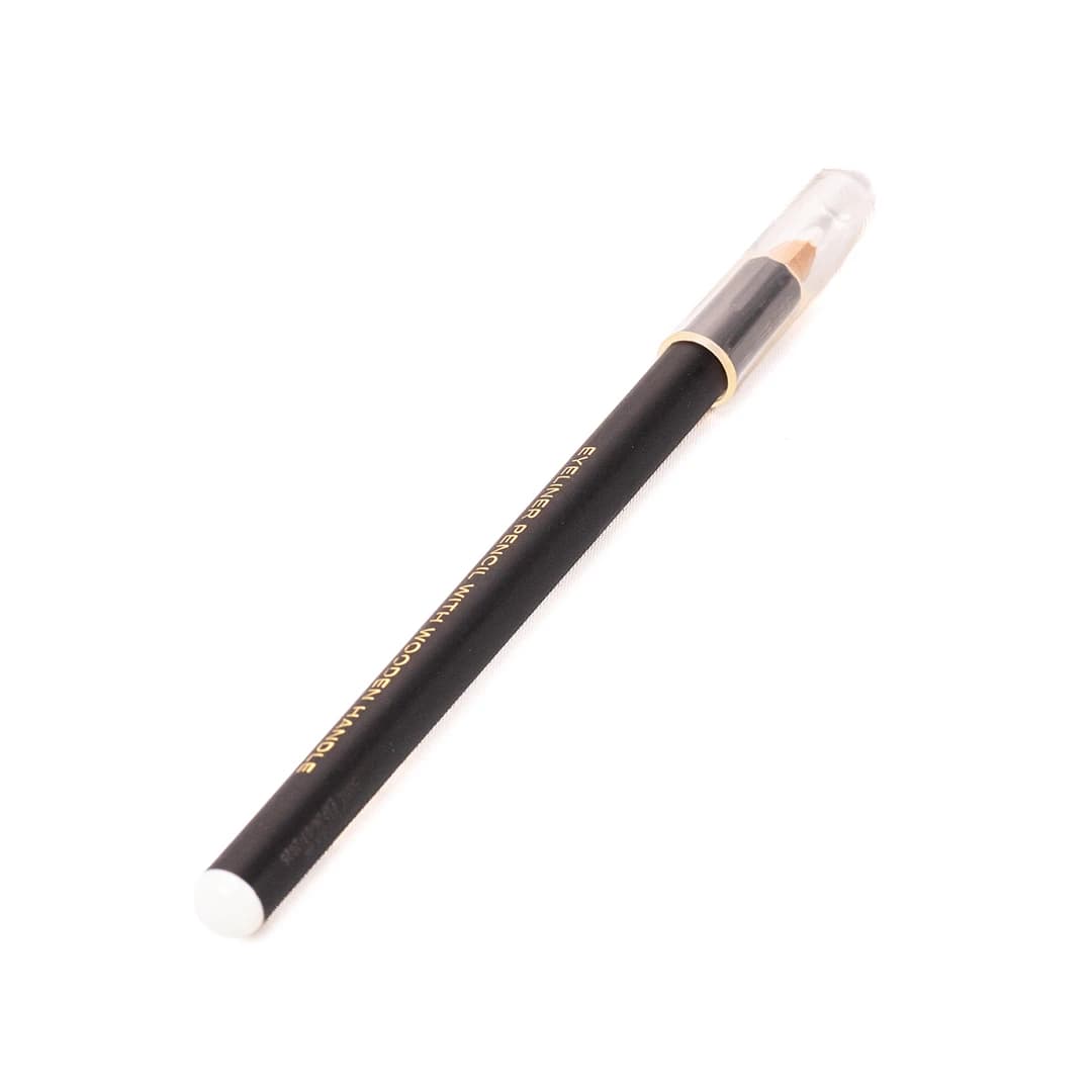 MUMUSO Eyeliner Pencil with Wooden Handle (White)