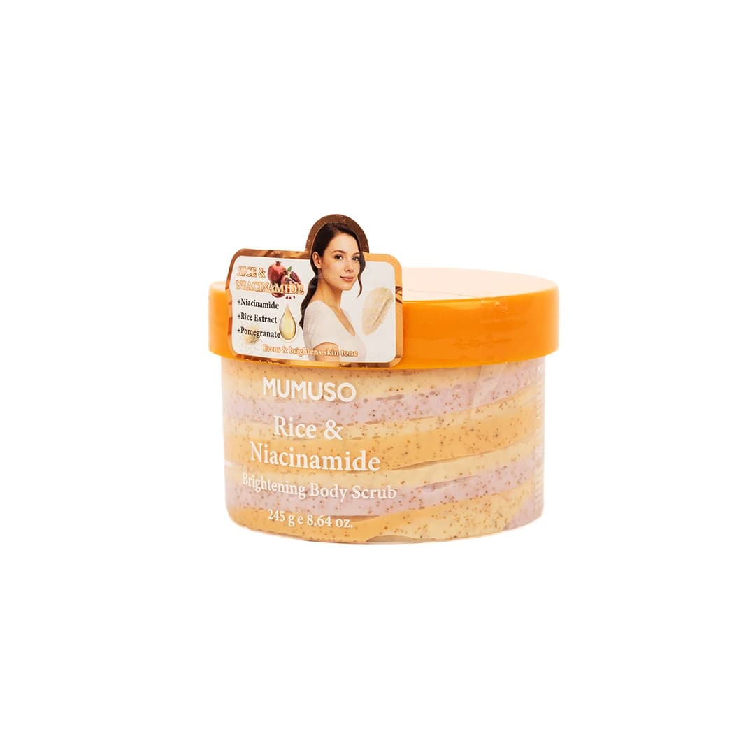 MUMUSO Rice & Niacinamide Brightening Body Scrub