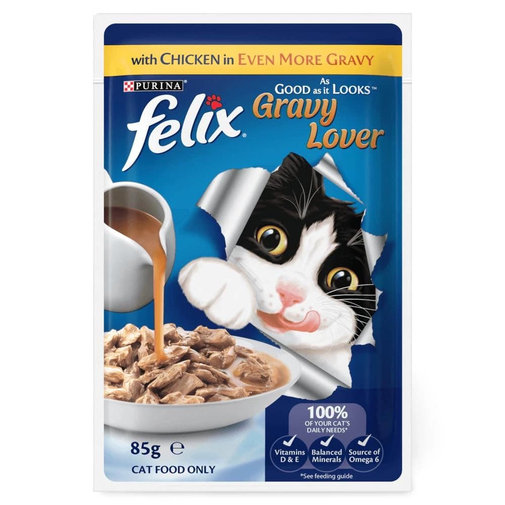 Purina Felix Adult Chicken In Gravy 85gm