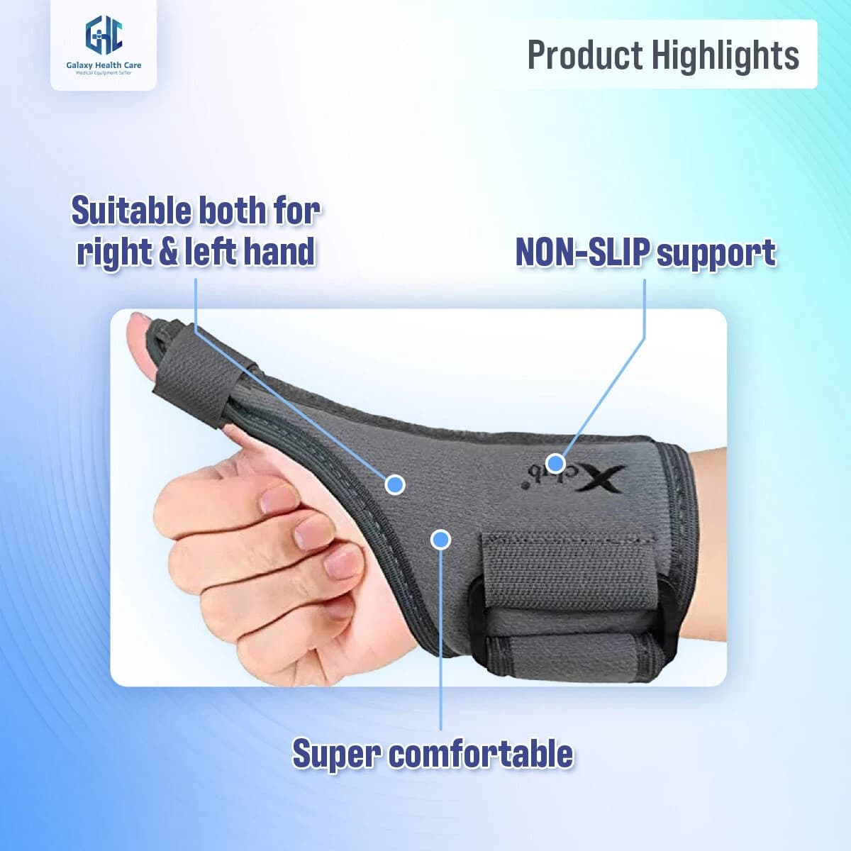 Taiba Arm Sling Pouch For Fracture Support For Arm Movement For Men & Women Immobilization Support for Both Hand