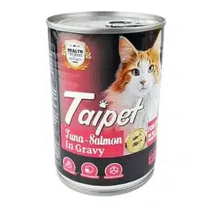 Taipet Tuna + Salmon in Gravy - 400g