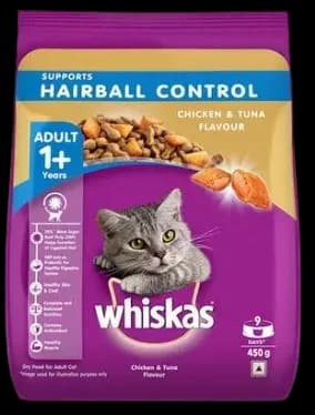 Whiskas Cat Food HC Chicken Tuna 450gm