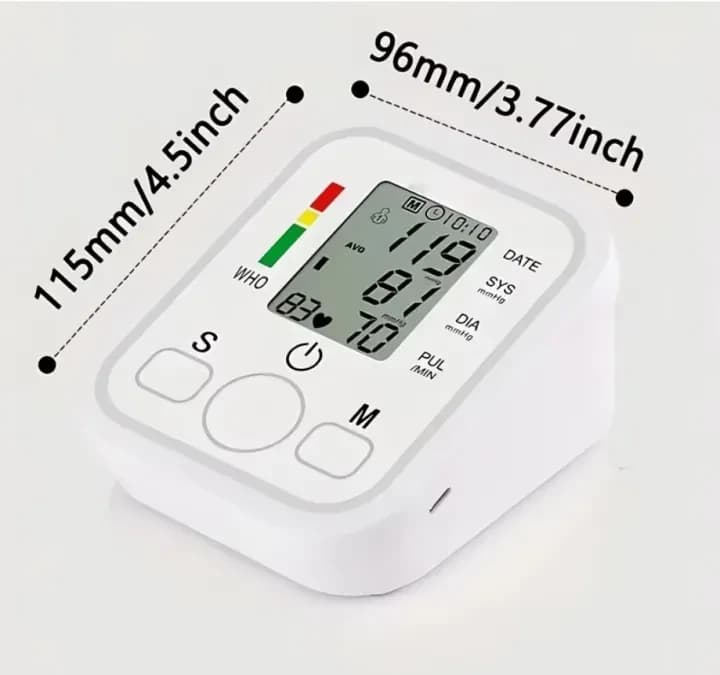 Digital Arm Blood Pulse Pressure Monitor Electric Tonometer Meter Health Care 99 Memory Sets Household Sphygmomanometer