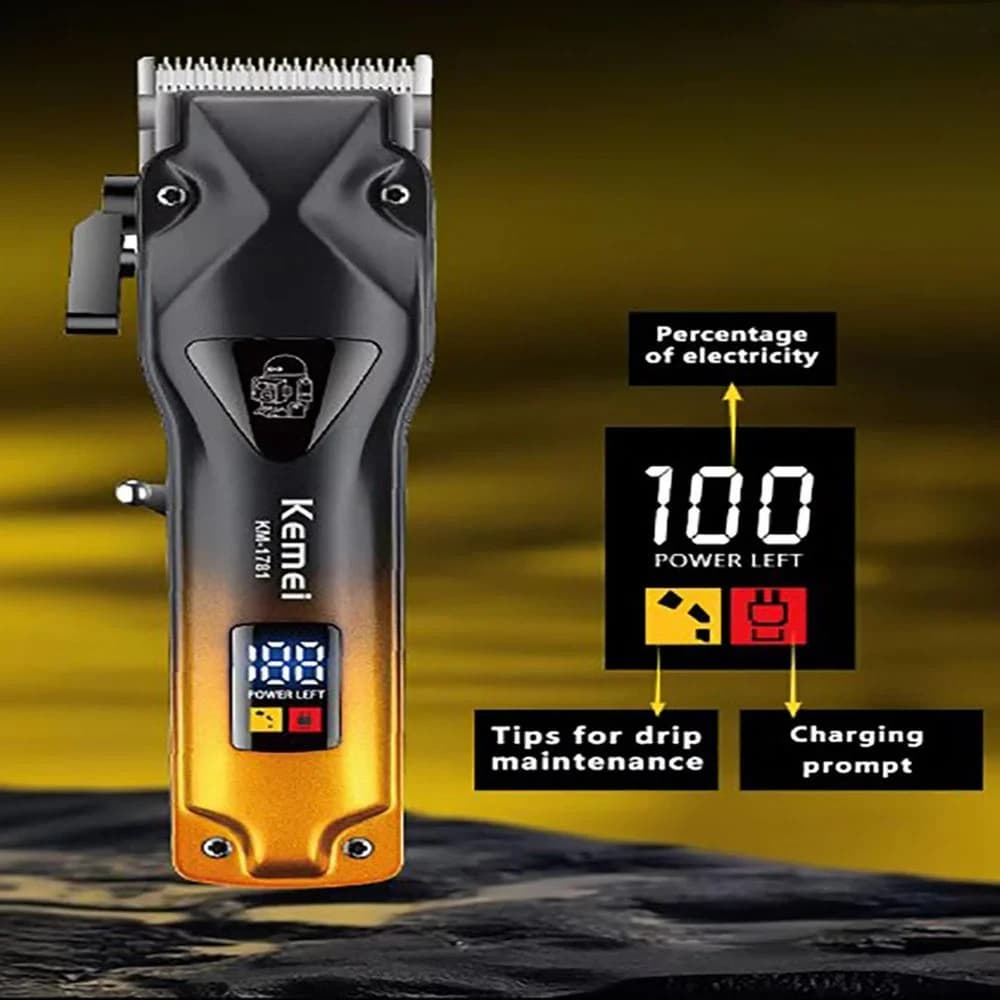 Kemei KM-1781 Cordless Hair Clipper And Beard Trimmer