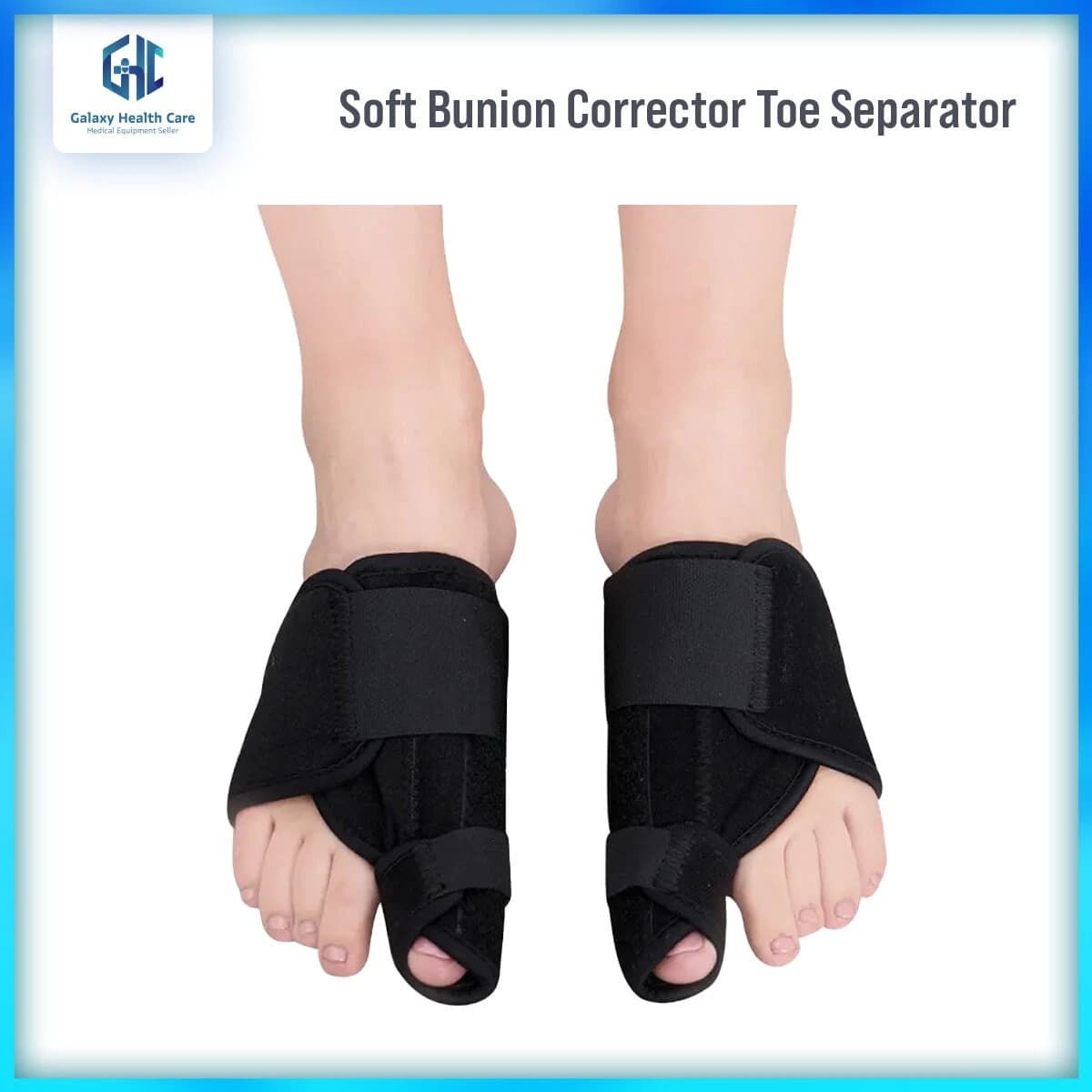 Soft Bunion Corrector Toe Separator Splint Correction System Medical Device Hallux Valgus Foot Care Pedicure Orthotics- 1 pcs