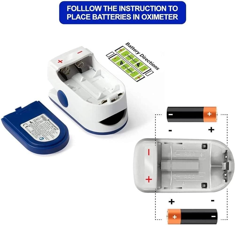 Digital Fingertip Pulse Oximeter & Thermometer Combo Offer