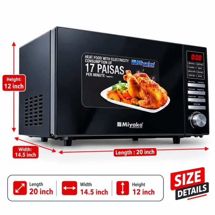 Miyako 25L Microwave Oven (MD-AG925EA3)