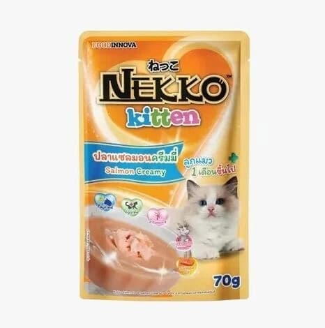 Nekko Kitten Salmon Creamy 70gm