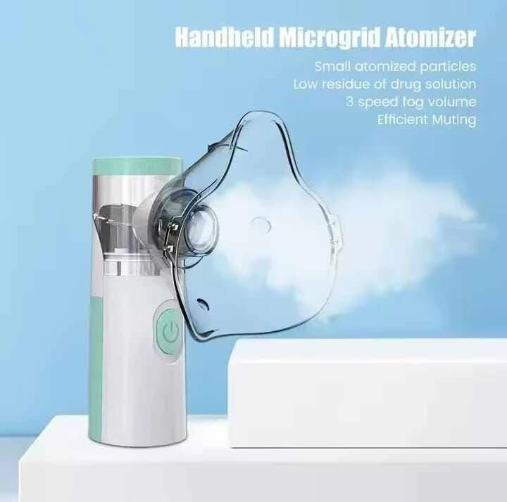 3-in-1 Ultimate Family Healthcare Diagnostic & Care Bundle (Blood Pressure Monitor+ Digital Forehead Thermometer+ Portable Mini Handheld Mesh Nebulizer)