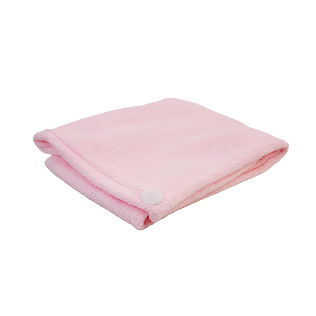 Hair Drying Towel-Light Pink