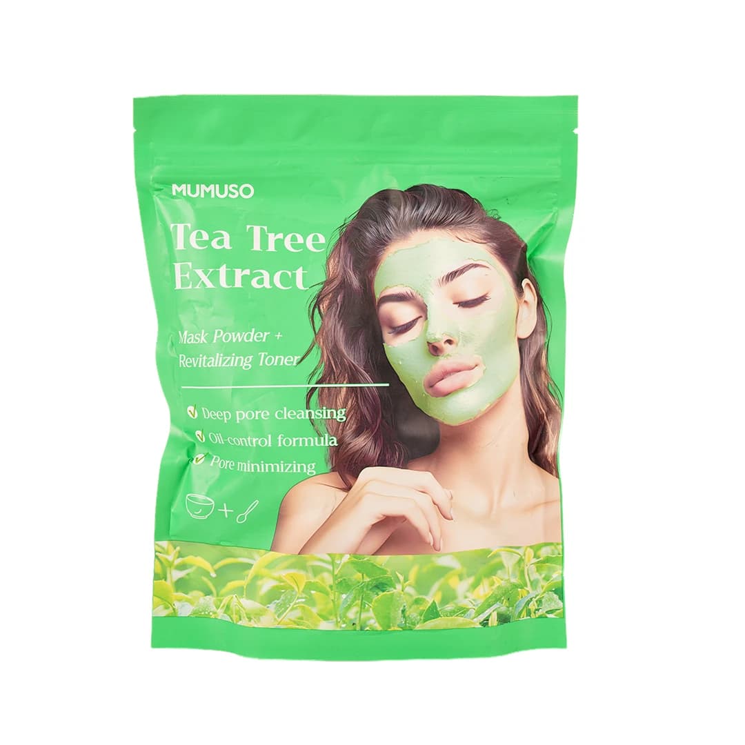 MUMUSO Tea Tree Oil-Control Mask Powder + Revitalizing Toner