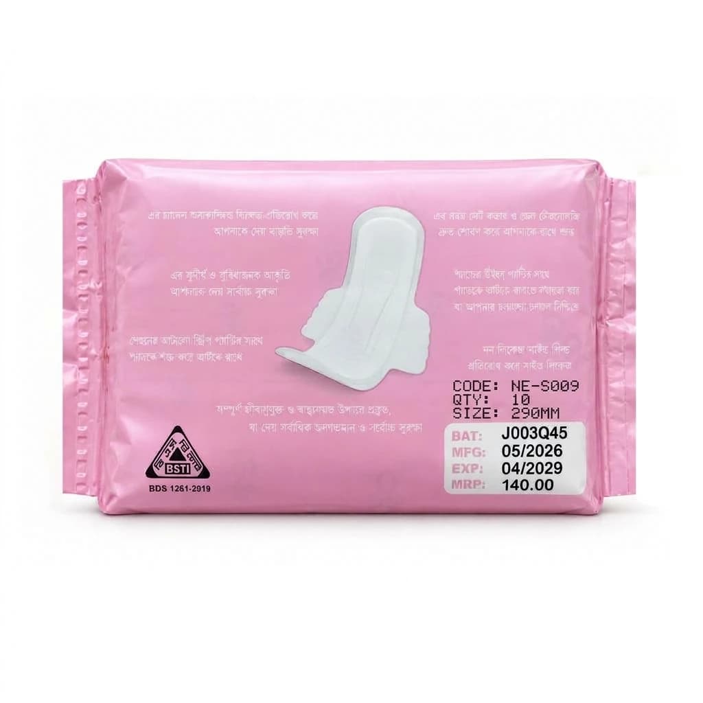 Queen Sanitary Napkins 245mm – 10 Pcs Pack