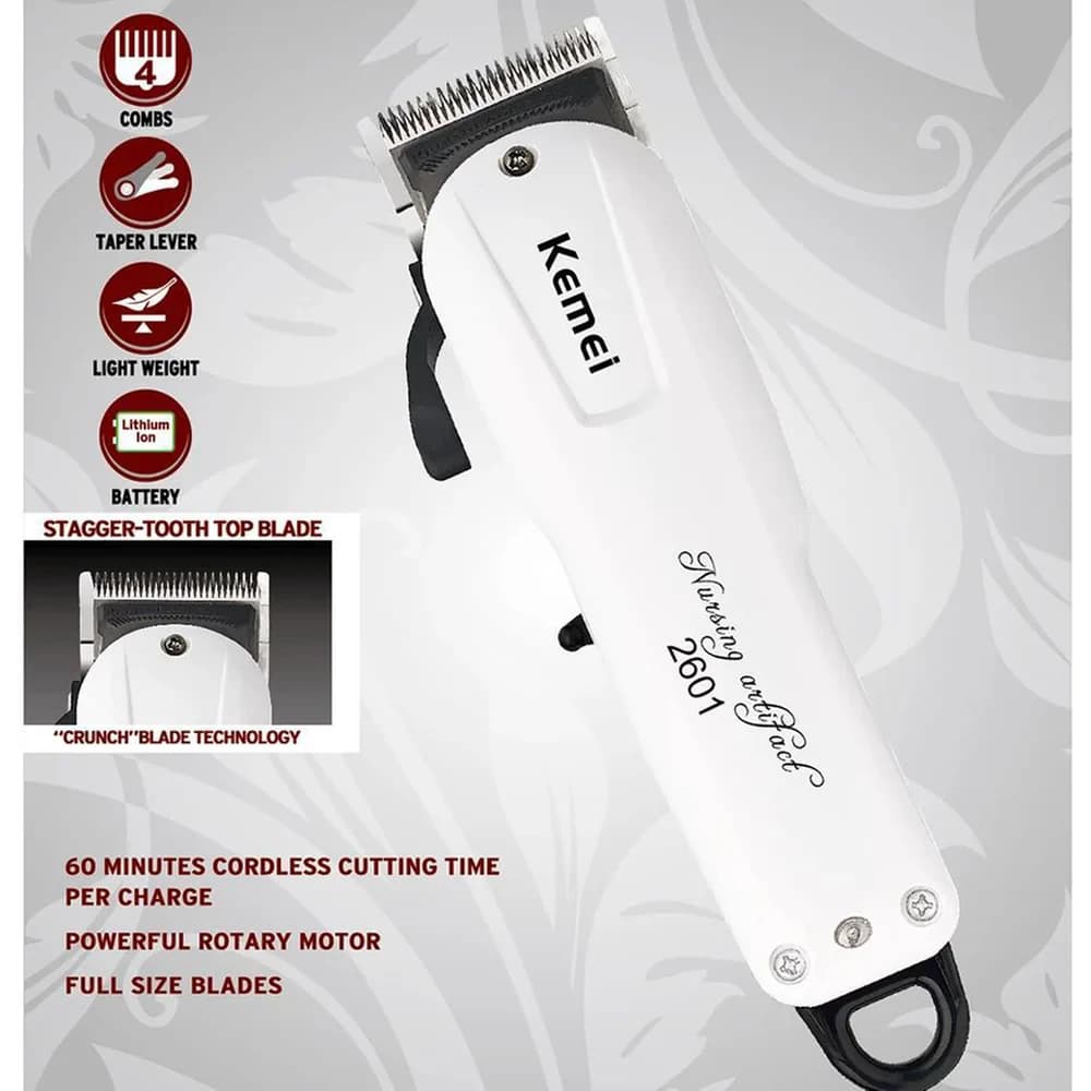 Kemei KM-2601 AC/DC Professional Hair Trimmer