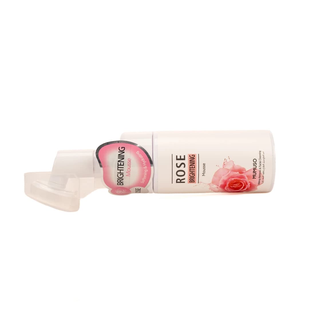 MUMUSO Rose Brightening Mousse for Makeup Removal & Facial Cleansing