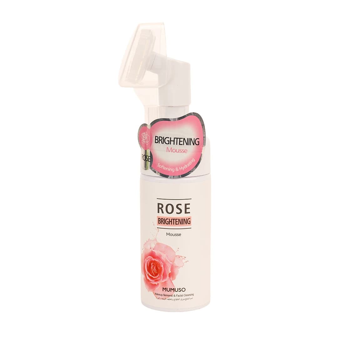 MUMUSO Rose Brightening Mousse for Makeup Removal & Facial Cleansing