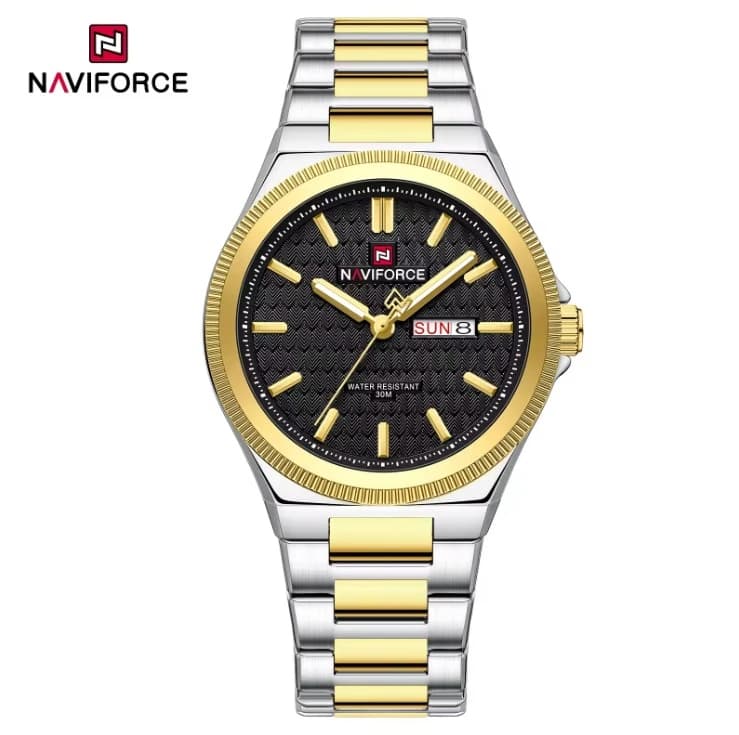 NAVIFORCE 9285 Men Luxury Casual Stainless Steel Wrist Watch