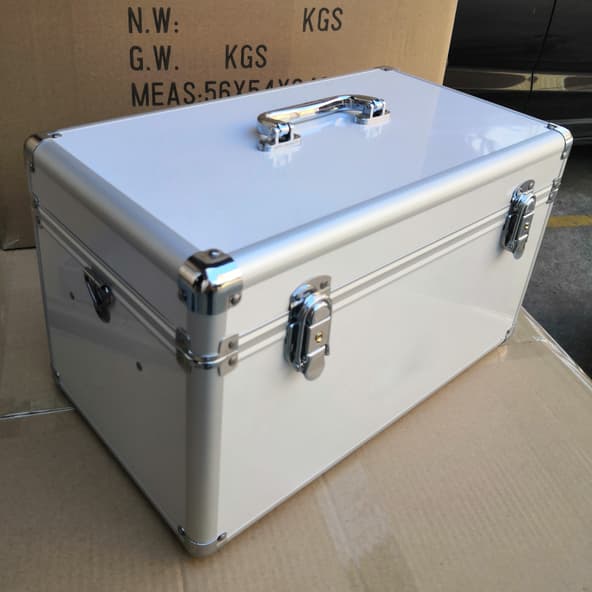 Empty Portable Metal Aluminum First Aid Box Case for Clinic Hospital