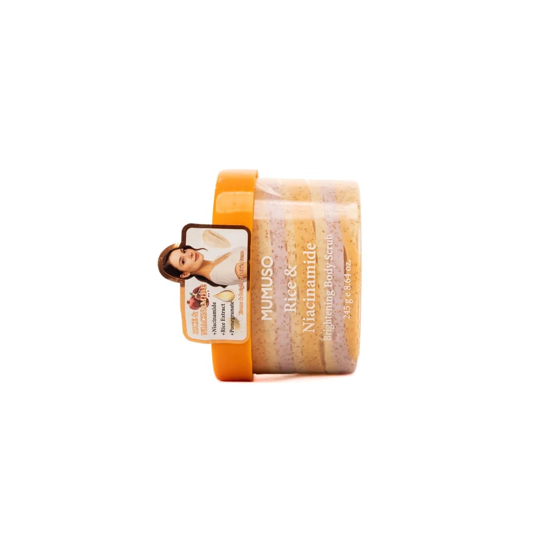 MUMUSO Rice & Niacinamide Brightening Body Scrub