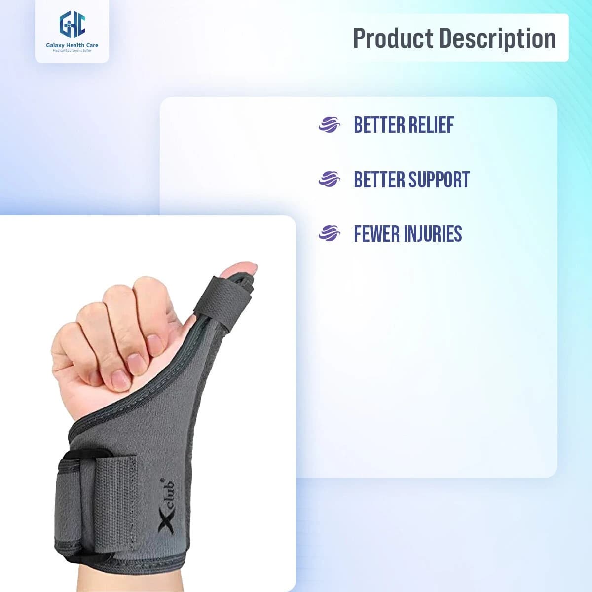 Taiba Arm Sling Pouch For Fracture Support For Arm Movement For Men & Women Immobilization Support for Both Hand