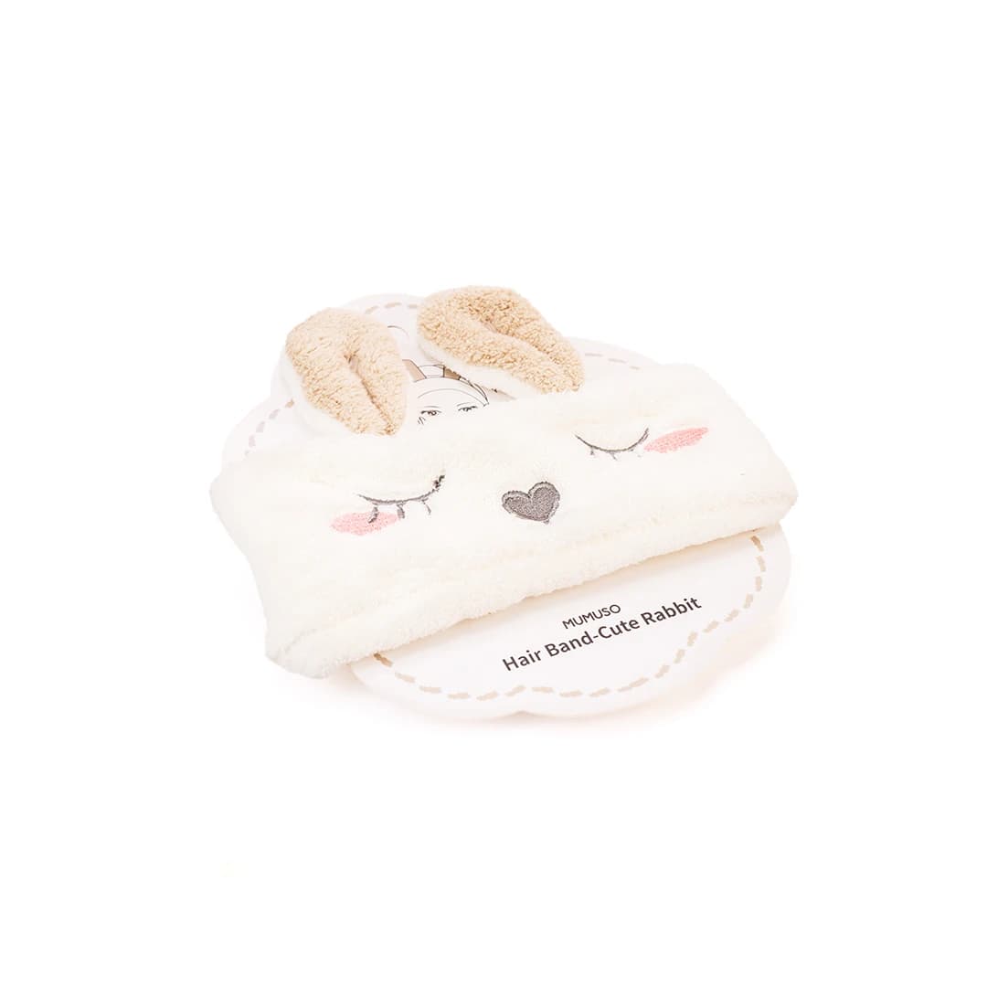 MUMUSO Hair Band -Cute Rabbit (White)