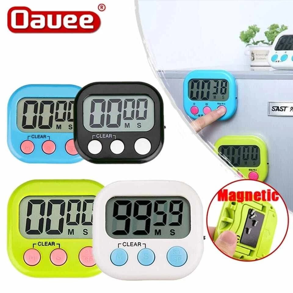 Magnetic LCD Digital Kitchen Countdown Timer Stopwatch with Stand Practical Cooking Sports Alarm Clock Reminder Tools