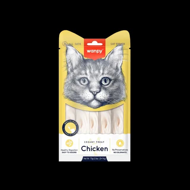 Wanpy Creamy Cat Treat Chicken 70gm