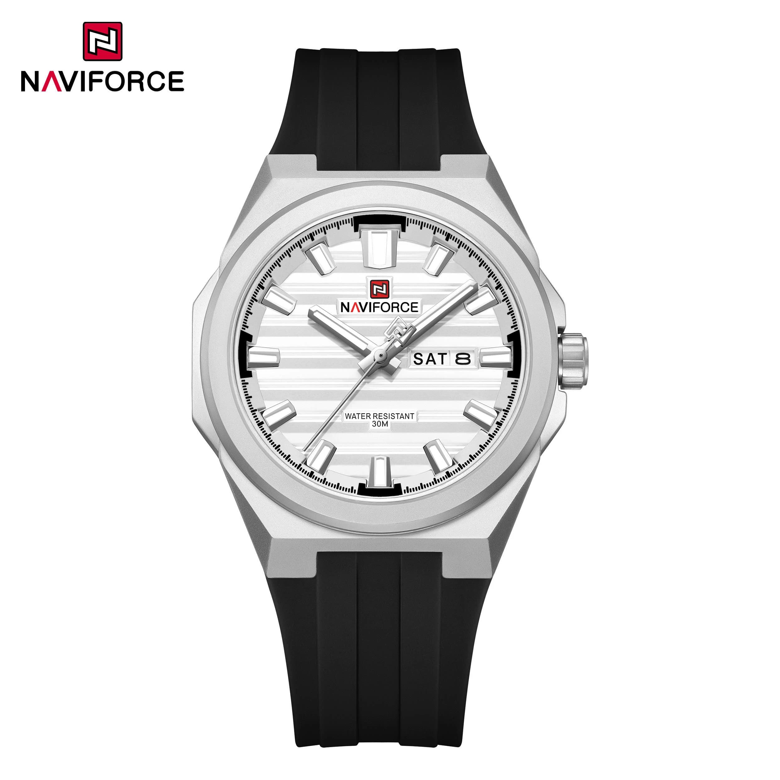 NAVIFORCE 9279 Silicone Band Watch for Men