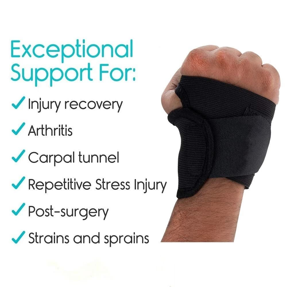 Taiba Thumb & Wrist Support Wrap Brace Binder Stabilizer for Men & Women Gym Workout Sports Hand Injuries Warmer Band, Pain Relief, Arthritis, Tendonitis, Supporter