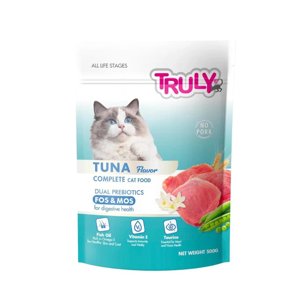 Truly All Life Stage Dry Cat Food Tuna 500gm