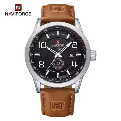 NAVIFORCE 9229 Leather Strap Watch for Men