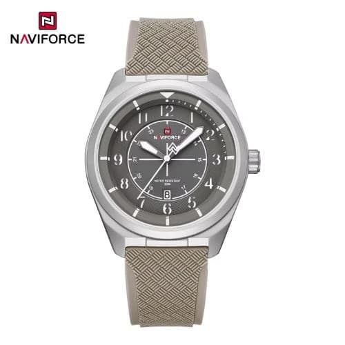 NAVIFORCE 9281 Silicone Belt Casual Male Wrist Watch
